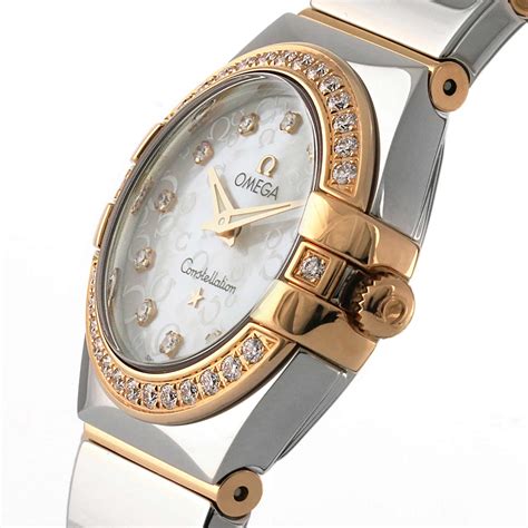 omega rose gold women's watch